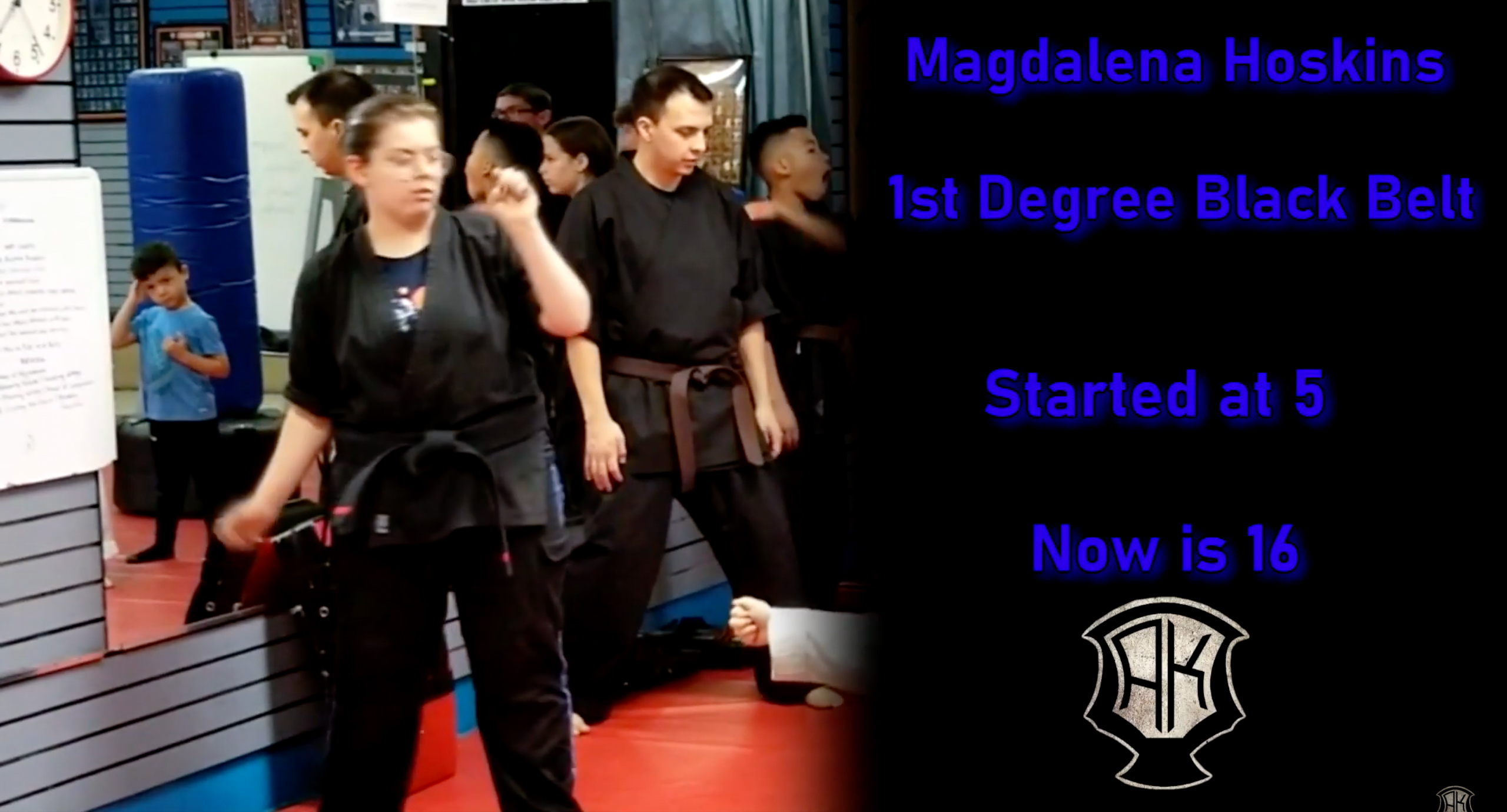 Kenpo Instructor Black Belt (Ms. Magda)