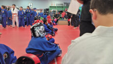 Kenpo students sparing